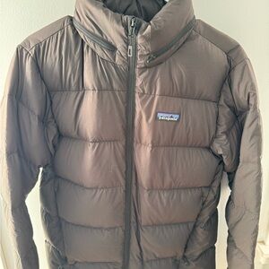 Patagonia Men’s Black Silent Down Jacket- Like New!
